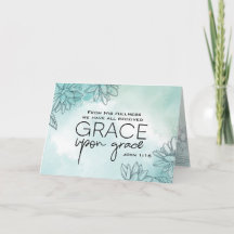 John 1:16 Todos nós recebemos Grace por Graça