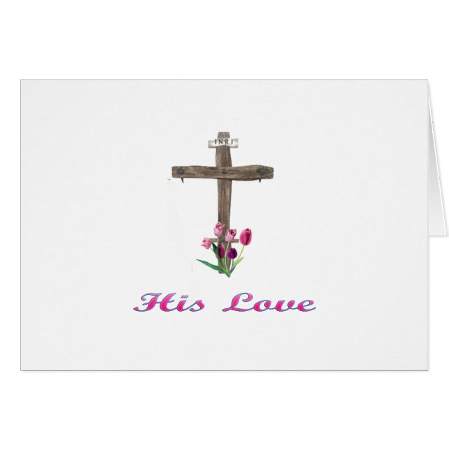 Cartão John 3:16 (Frente Horizontal)