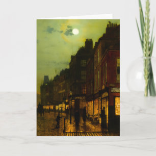 Cartão John Atkinson Grimshaw Glasgow Docks
