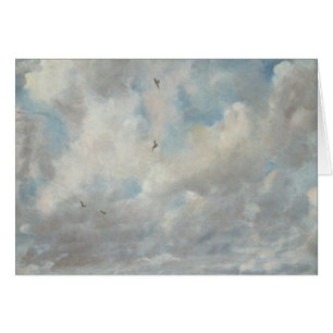 Cartão John Constable - estudo da nuvem
