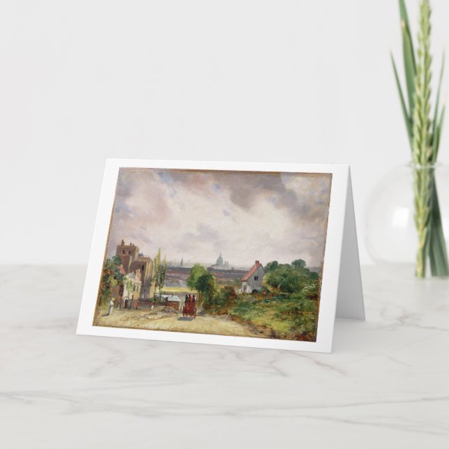 Cartão John Constable | Sir Richard Steele's Cottage, Ham (Frente)