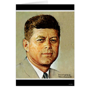 Cartão John F. Kennedy em MEMORIAM