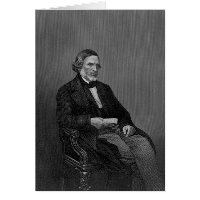 Cartão John Gibson Esq, 'da sala de estar (Frente)