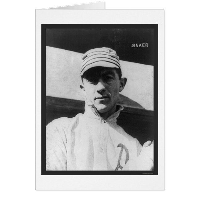Cartão John (Home Run) Baker - Baseball em 1914 (Frente)