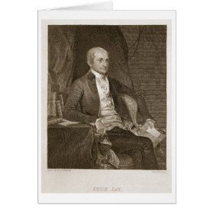 Cartão John Jay, gravado pelo calcinador Brown Durand