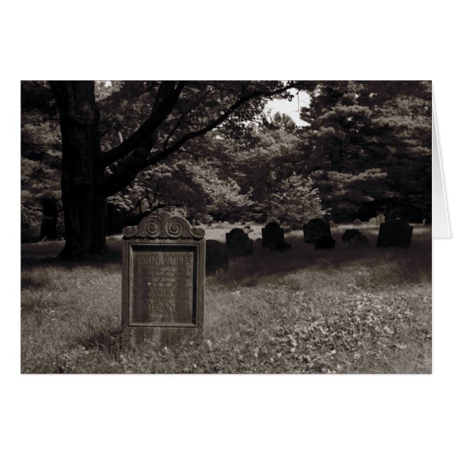 Cartão John, Joane, White (Frente Horizontal)