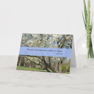 Cartão John Muir Cita Aniversário