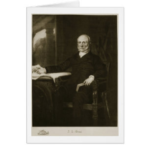 Cartão John Quincy Adams, 6 dos Estados Unidos
