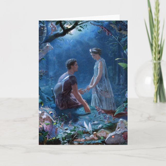 Cartão John Simmons: O Sonho de Uma Noite de Verão (Frente)