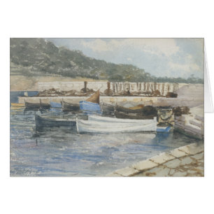 Cartão John Singer Sargent - Barcos