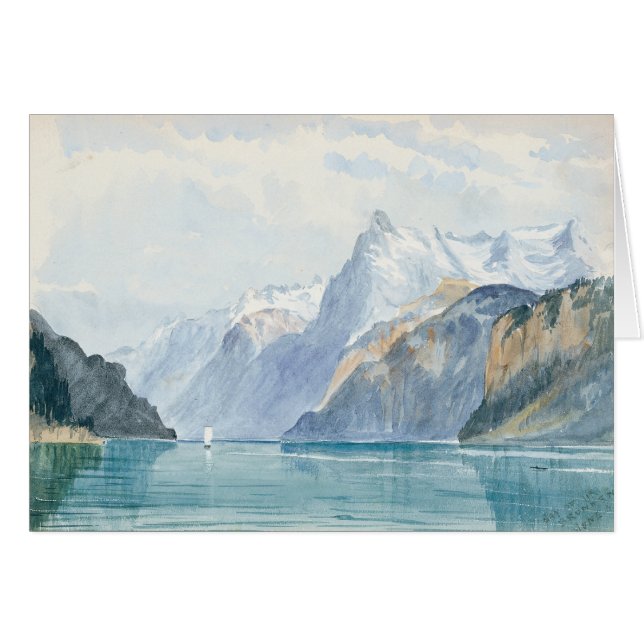 Cartão John Singer Sargent - Bay Uri, Brunnen (Frente Horizontal)