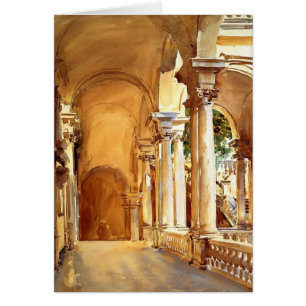 Cartão John Singer Sargent: Genoa, a universidade
