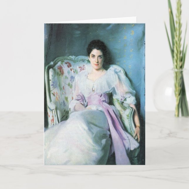 Cartão John Singer Sargent - Lady Agnew (Frente)