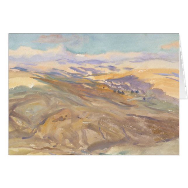 Cartão John Singer Sargent - Sunset (Frente Horizontal)