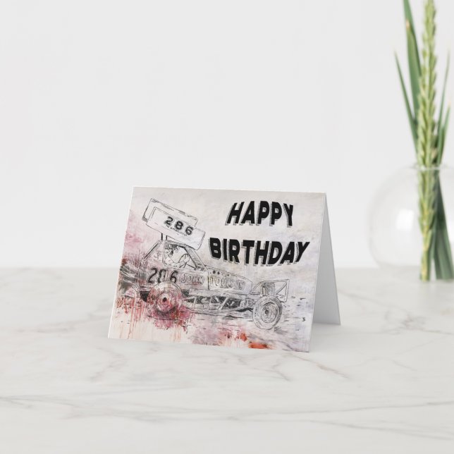 Cartão John Toulson Birthday Card (Frente)