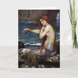 Cartão John Waterhouse Mermaid