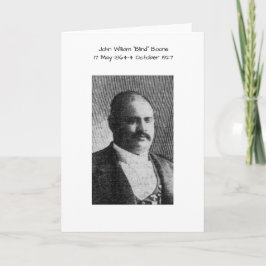 Cartão John William "Blind" Boone