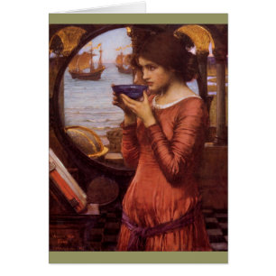 Cartão John William Waterhouse - destino