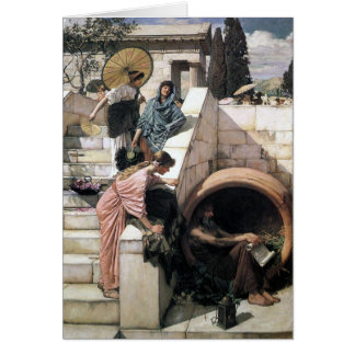 Cartão John William Waterhouse - Diogenes