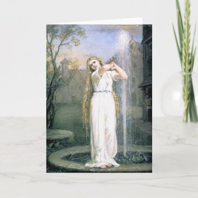 Cartão John William Waterhouse Ondine (Frente)