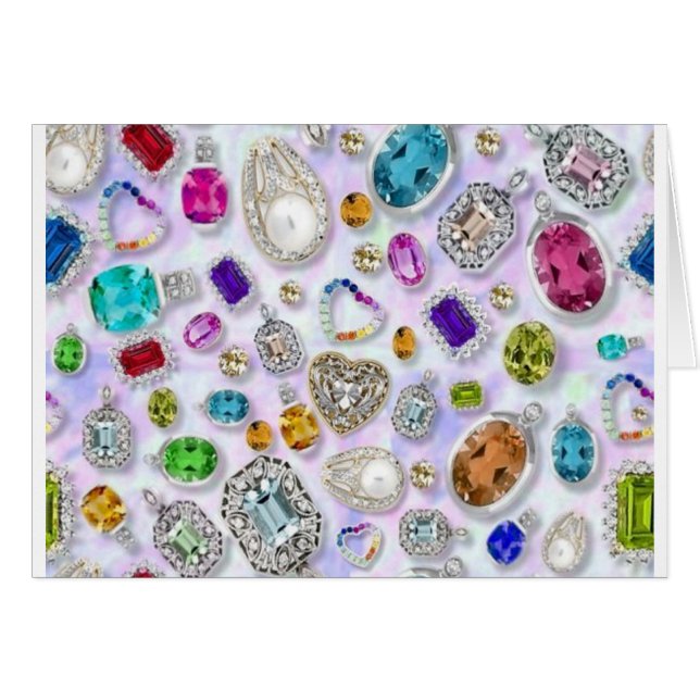 Cartão Jóias de Zazziest (Frente Horizontal)