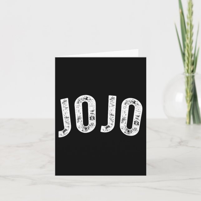 Cartão Jojo  (Frente)