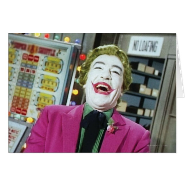 Cartão Joker - Rindo 4 (Frente Horizontal)