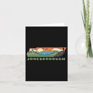 Cartão Jonesborough Tennessee Nature Outdoor Hiking Retro