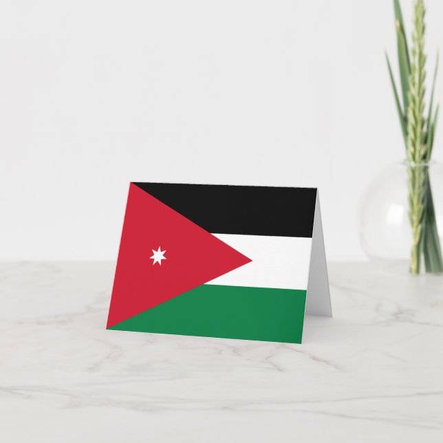 Cartão Jordan Flag (Frente)