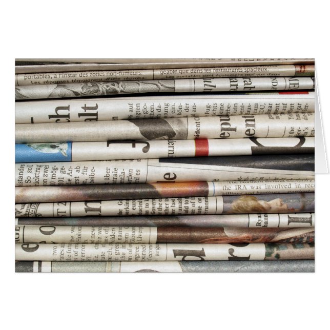 Cartão Jornais (Frente Horizontal)