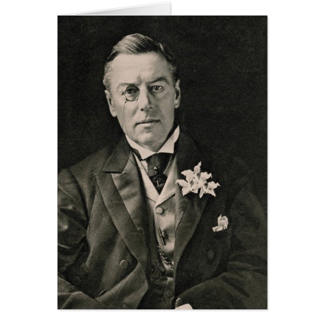 Cartão Joseph Chamberlain (Frente)