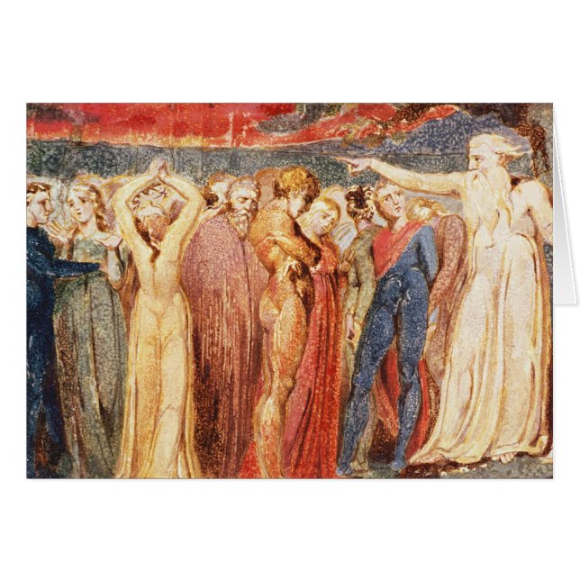 Cartão Joseph de preaching de Arimathea (Frente Horizontal)