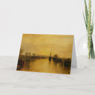 Cartão Joseph Mallord William Turner Chichester Canal,