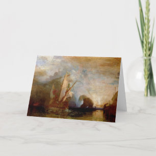 Cartão Joseph Mallord William Turner Ulisses Derivadas