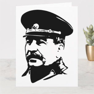 Cartão Joseph Stalin, URSS, CCCP, União Soviética, Comuni