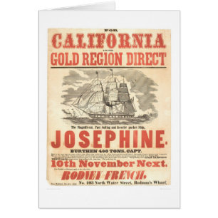 Cartão "Josephine" à propaganda de Califórnia (1280A)
