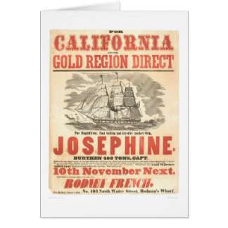 Cartão "Josephine" à propaganda de Califórnia (1280A)