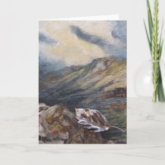 Cartão "Journey On" Leaf Greeting Card