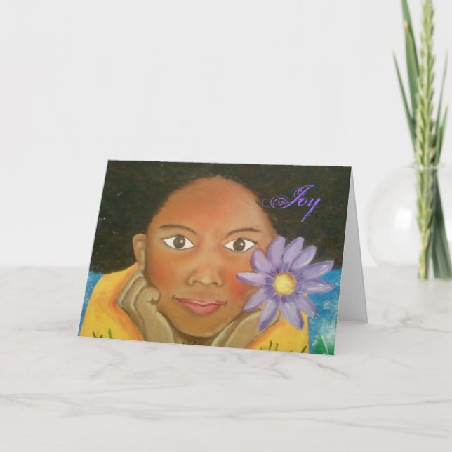 Cartão Joy Girl Greeting Cards (Frente)