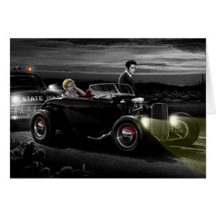 Cartão Joy Ride B&W