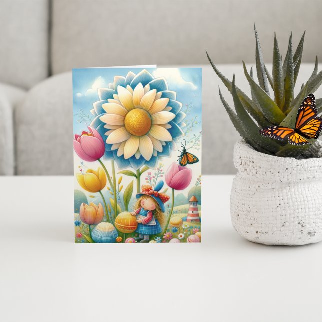 Cartão Joy Sunflower (Criador carregado)