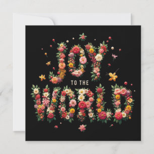 Cartão JOY to the World Greeting Cards
