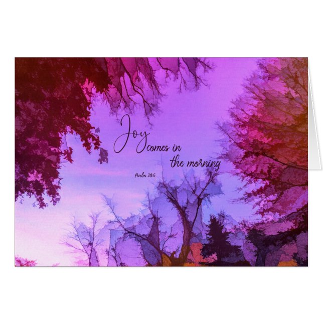 Cartão Joy vem de manhã, Parakaleo bilhete (Frente horizontal)