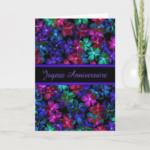 Cartão Joyeux Anniversaire French Birthday por Valxart