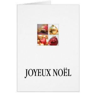 Cartão Joyeux Noël - Natal francês - Carte de Noël