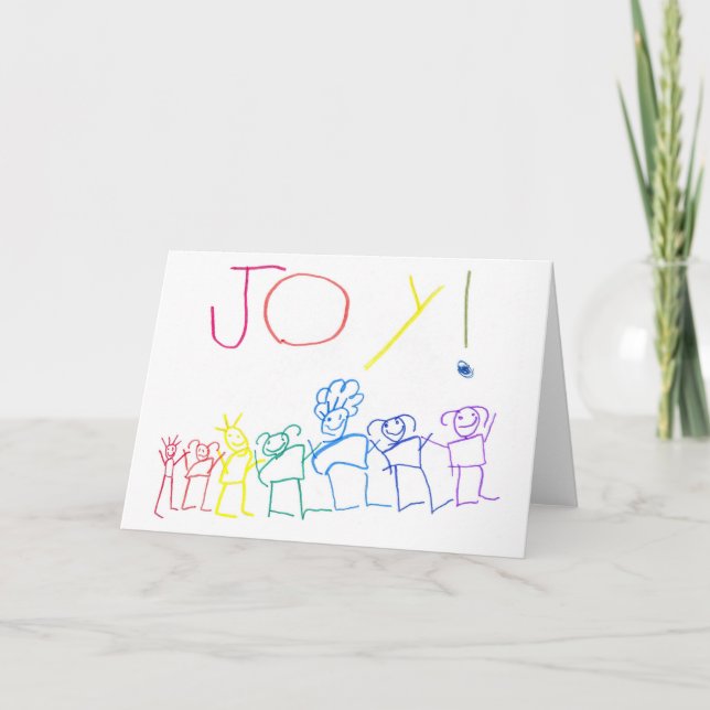 Cartão Joyful People Greeting Card (Frente)