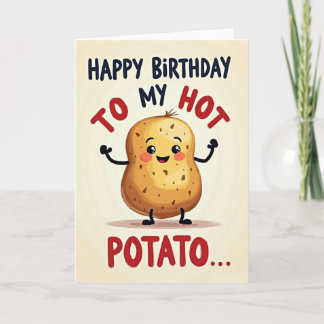 Cartão Joyful Root Vegetable Birthday Card