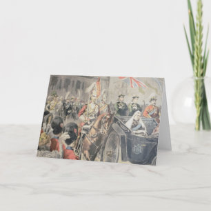 Cartão Jubileu da Rainha de Inglaterra