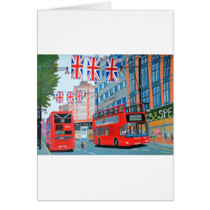 Cartão Jubileu de diamante da rainha da rua de Oxford
