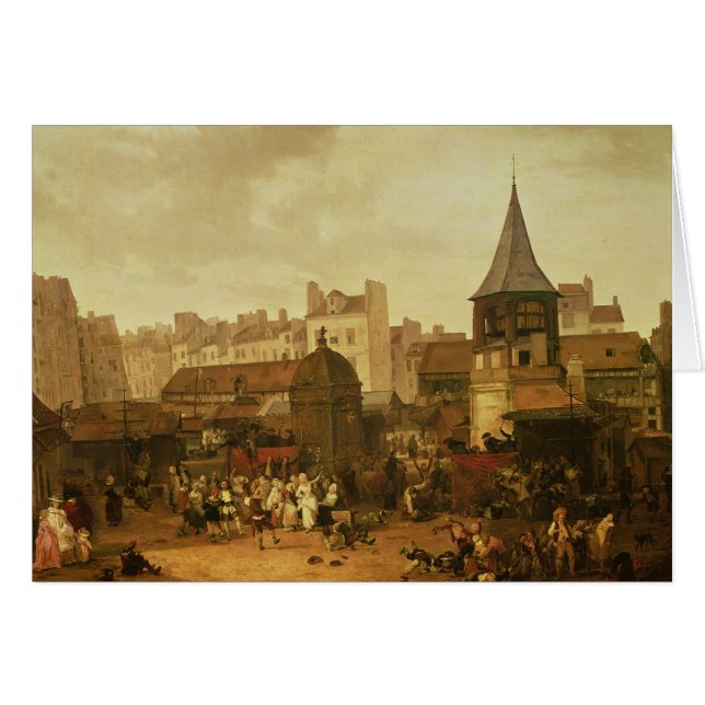 Cartão Júbilo em Les Halles (Frente Horizontal)